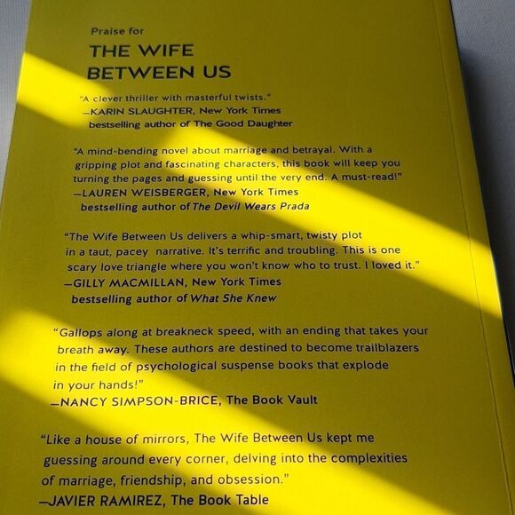 The Wife Between Us A Novel By Greer Hendricks & Sarah Pekkanen - Book - Picture 3 of 5
